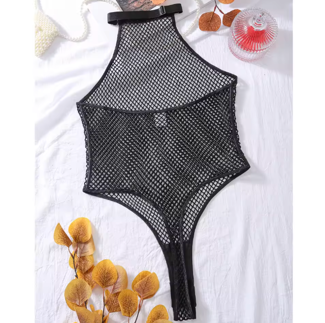 Midnight Net – body z siateczki z otwartym krokiem